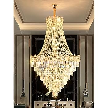 PQJIMGDJ Chandelier Ceiling Light Pendant Light Villa Duplex